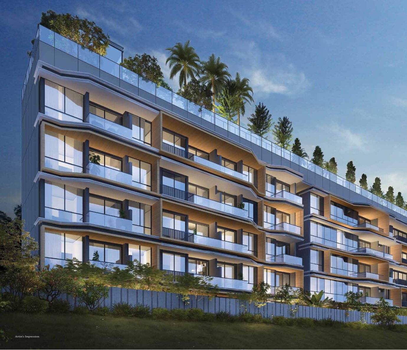 Peak Residence terraced blocks (artist’s impression)
